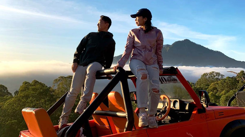 Batur Jeep Sunrise Black Lava Coffee Plantation Swing