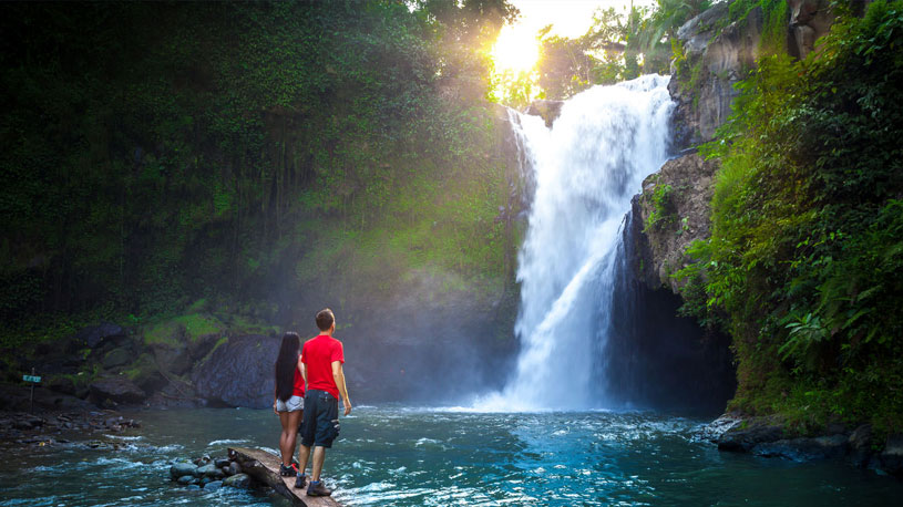 Combo Mount Batur Jeep Tour and Tegenungan Waterfall