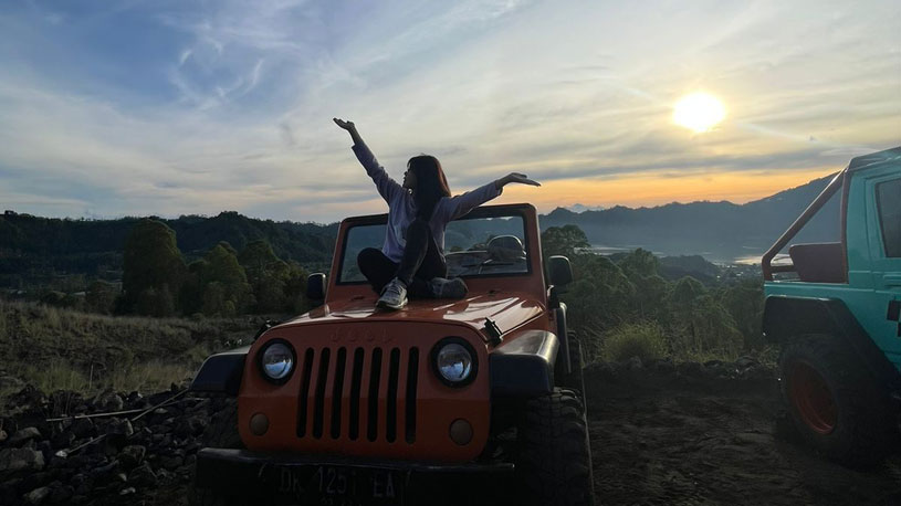 Mount Batur jeep Sunrise Black Lava Coffee Plantation Ayung River Rafting